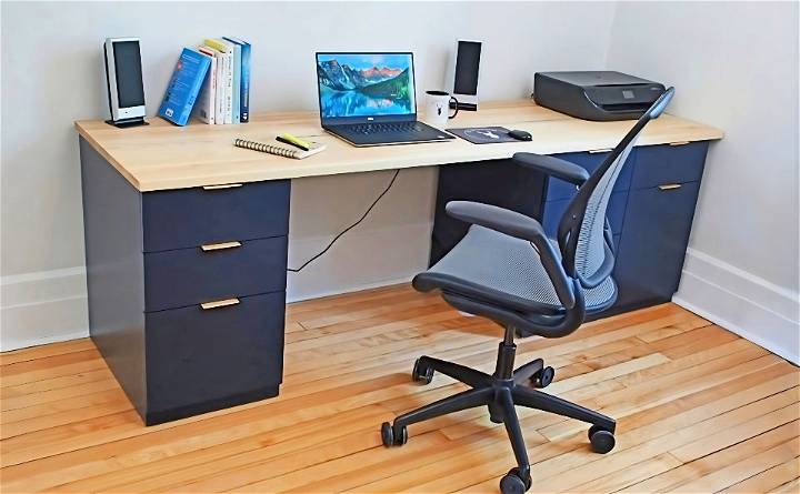 affordable diy wooden desk top