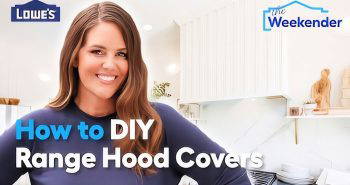 beautiful diy range hood cover