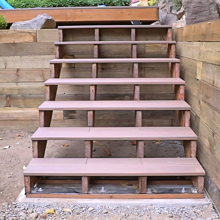 beginners friendly diy wooden staircase