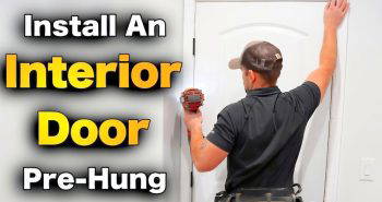 best way to install a prehung door