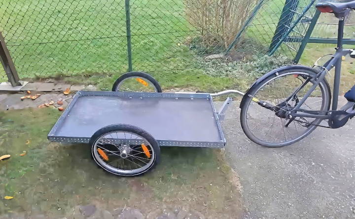 budget friendly diy bike trailer