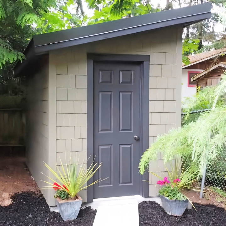 budget friendly diy lean to shed