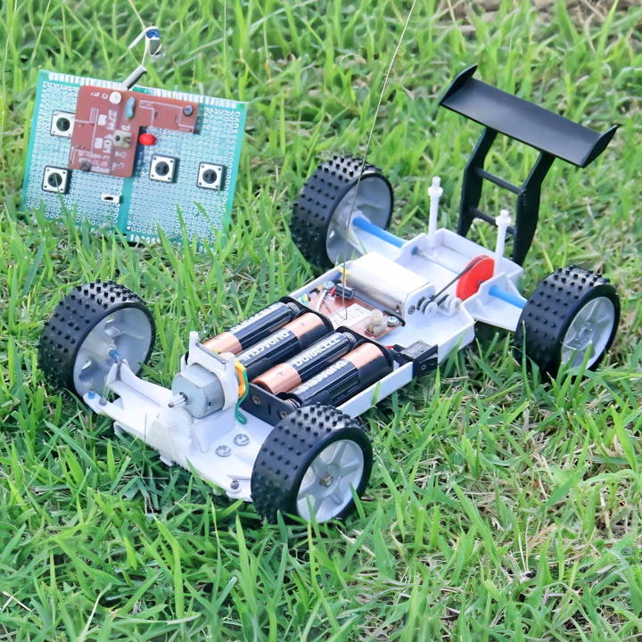 build a rc car with a steering