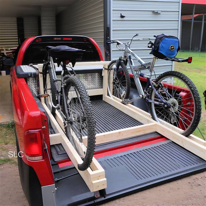 build a truck bed bike rack