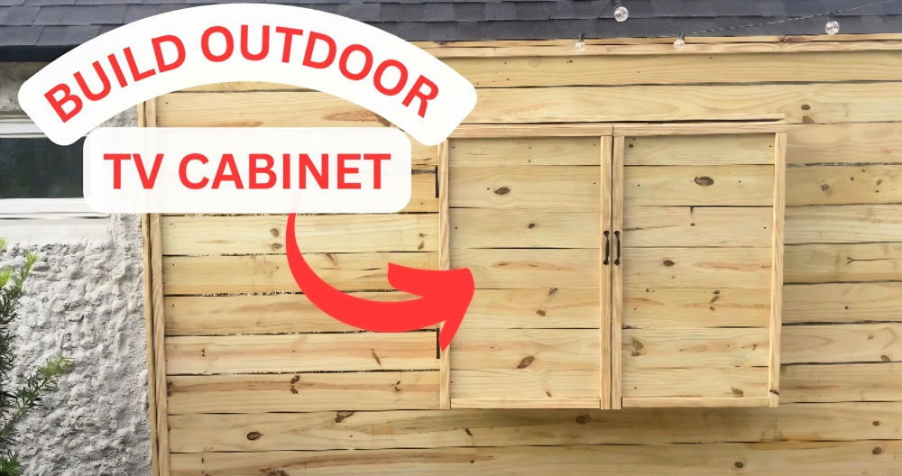 build an outdoor tv cabinet