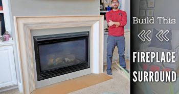 build your own fireplace surround