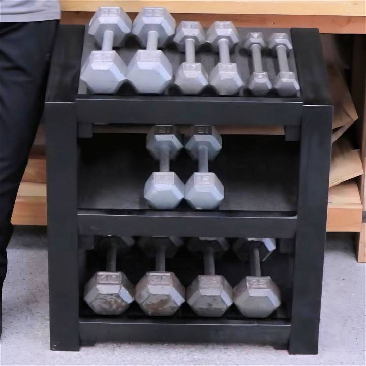 building a dumbbell rack