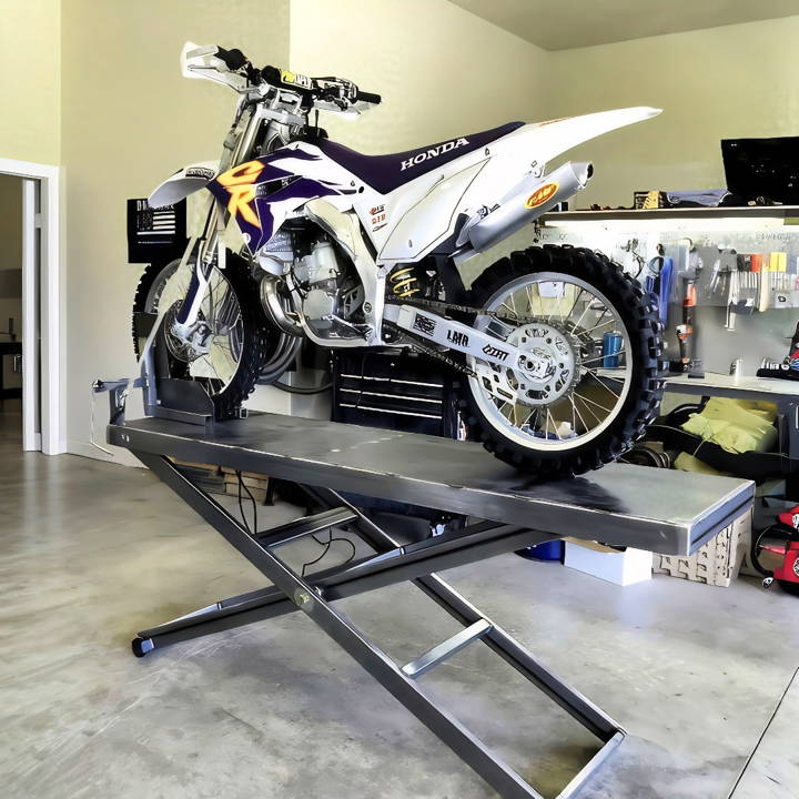 building a motorcycle lift step by step