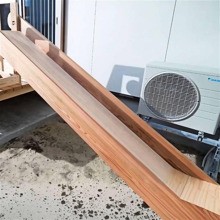 building a wooden slide from scratch