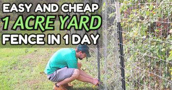 building an one acre yard fence