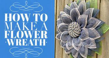 cute diy flower wreath tutorial