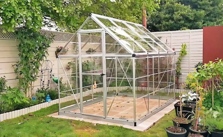 diy 6'x8' polycarbonate greenhouse