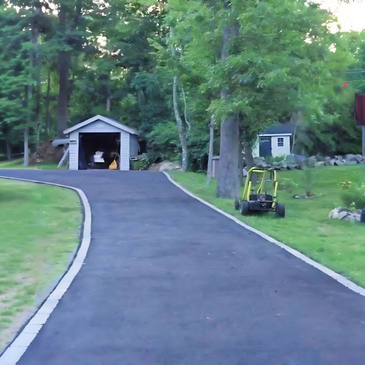 diy asphalt driveway project