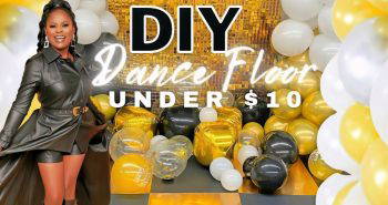 diy dance floor for less than $10