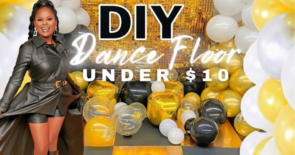 diy dance floor for less than $10
