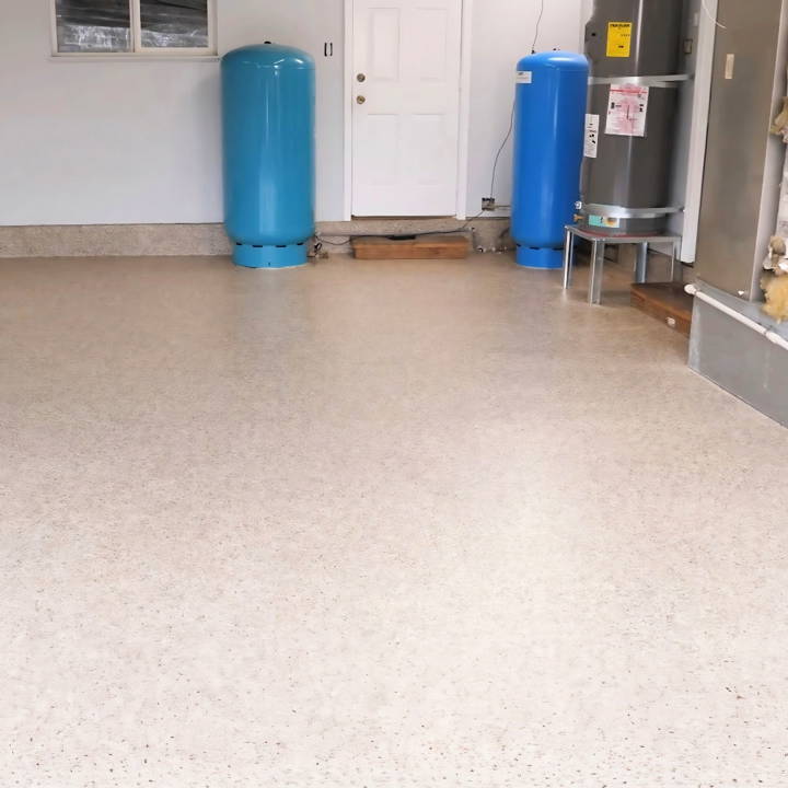 diy epoxy concrete floor tutorial