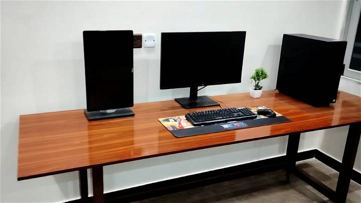 diy gaming desk with basic tools only