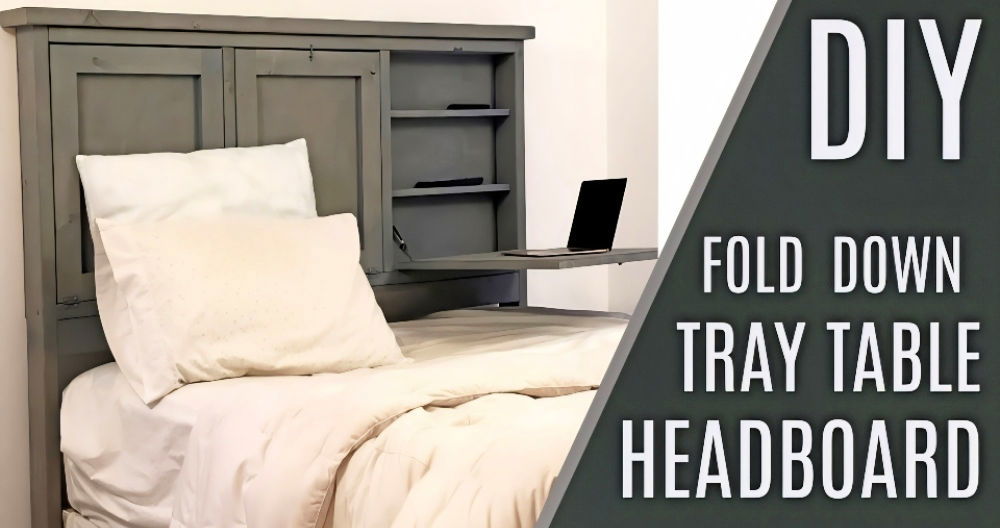 diy headboard with storage under $60