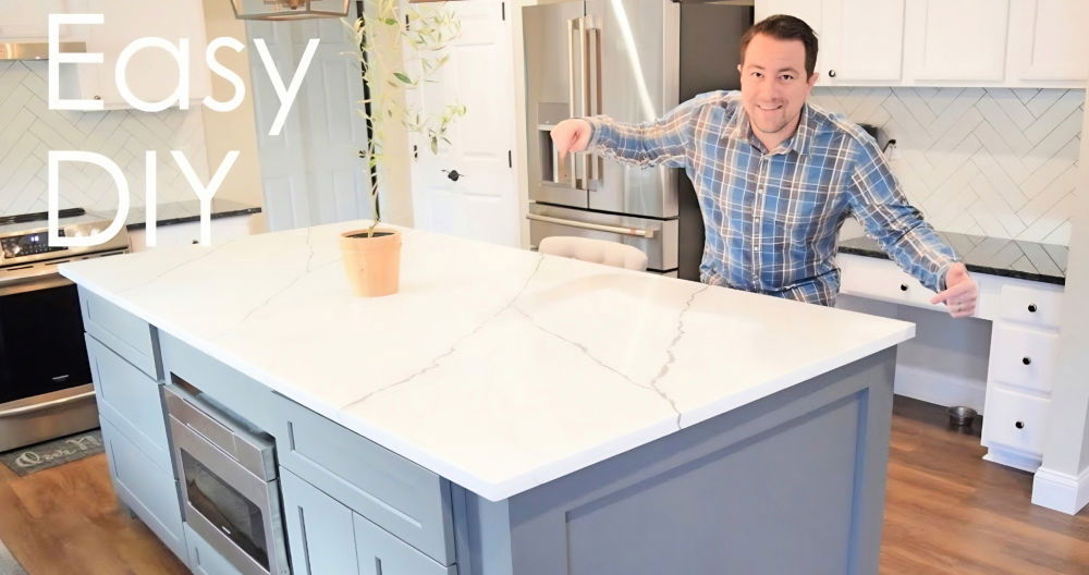 DIY Kitchen Island with Seating