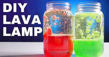 diy lava lamp science experiment