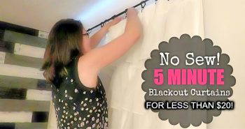 diy no sew blackout curtains for less than $20