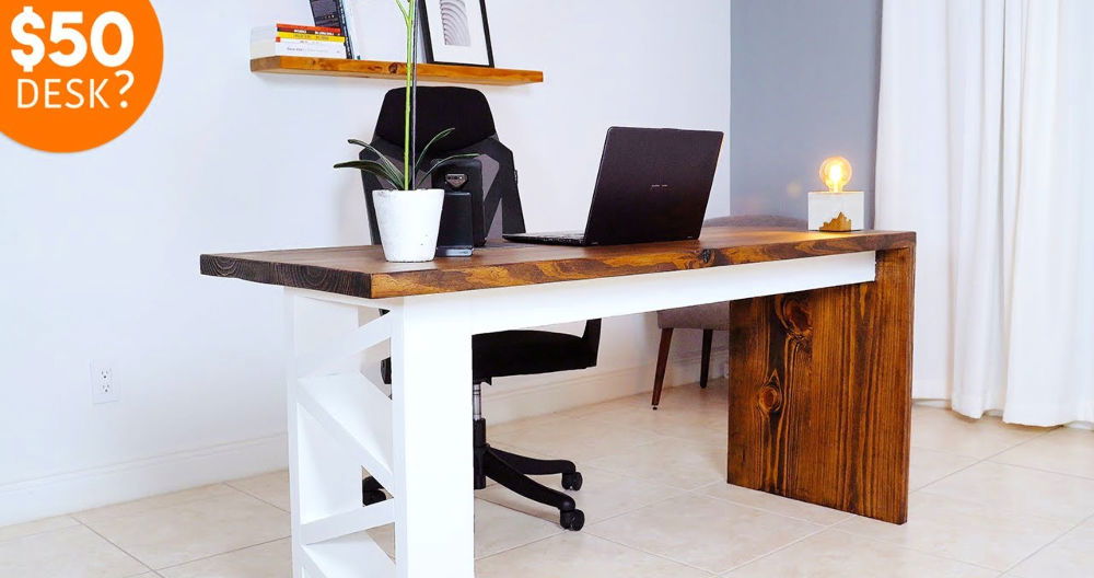 DIY Office Desk To Build Your Perfect Workspace