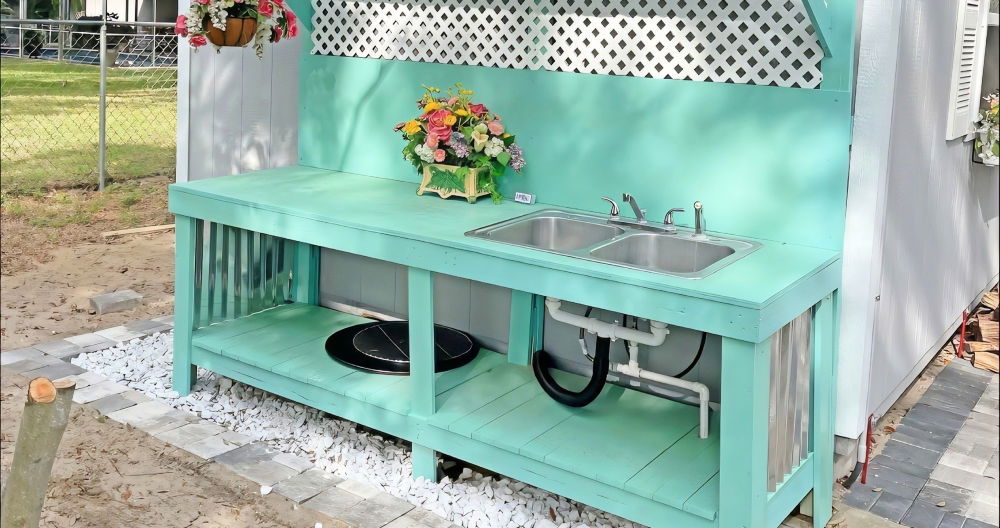Build Your Own DIY Outdoor Sink
