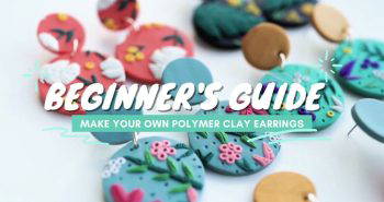 diy polymer clay earrings tutorial