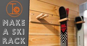 diy ski rack