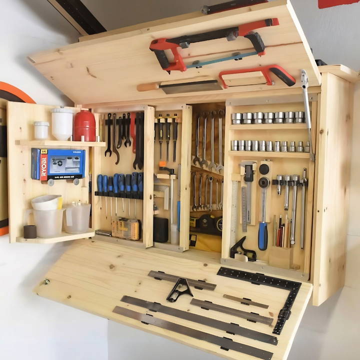 diy tool storage for small garage workshops