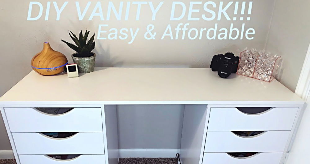 DIY Vanity Desk For Your Home