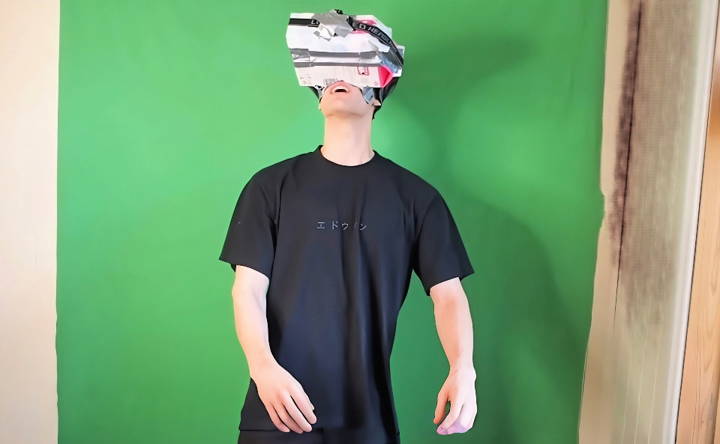 diy vr headset using duct tape and milk cartons