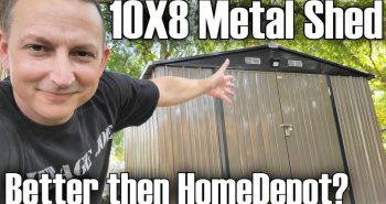 easy diy 10x8 metal shed