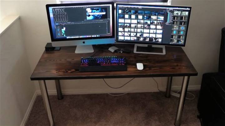 Making a DIY Computer Desk Under $75