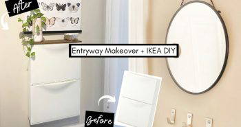 easy diy entryway makeover