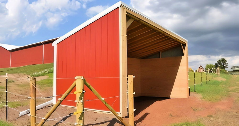 easy diy lean barn horse shelter