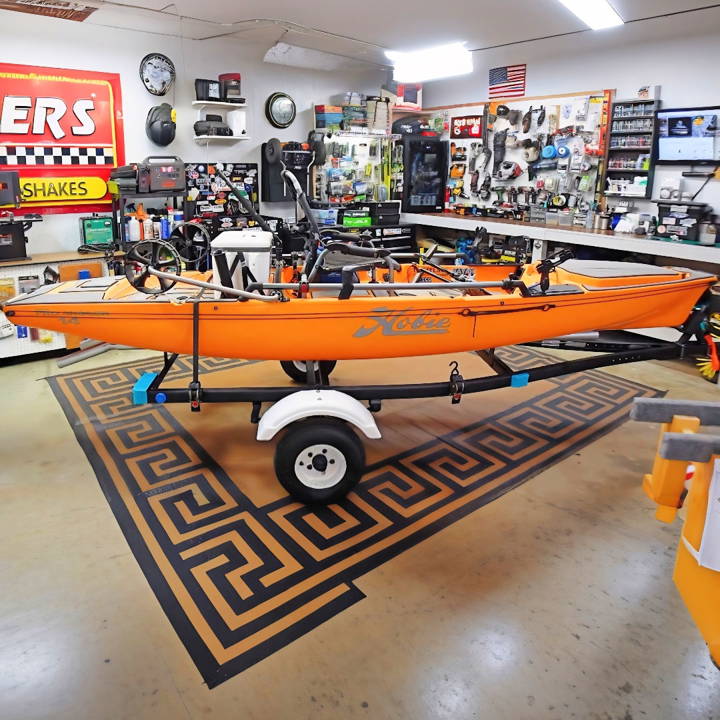 easy diy lightweight kayak trailer