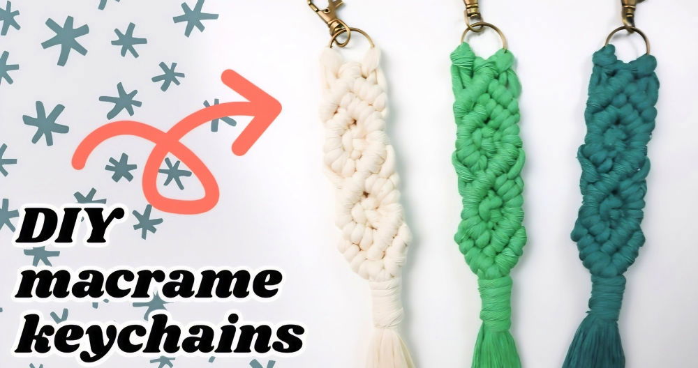 DIY Macrame Keychain Pattern
