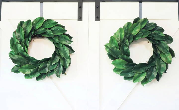 easy diy magnolia wreath tutorial