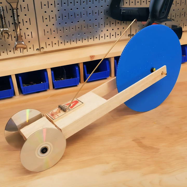 easy diy mousetrap car idea