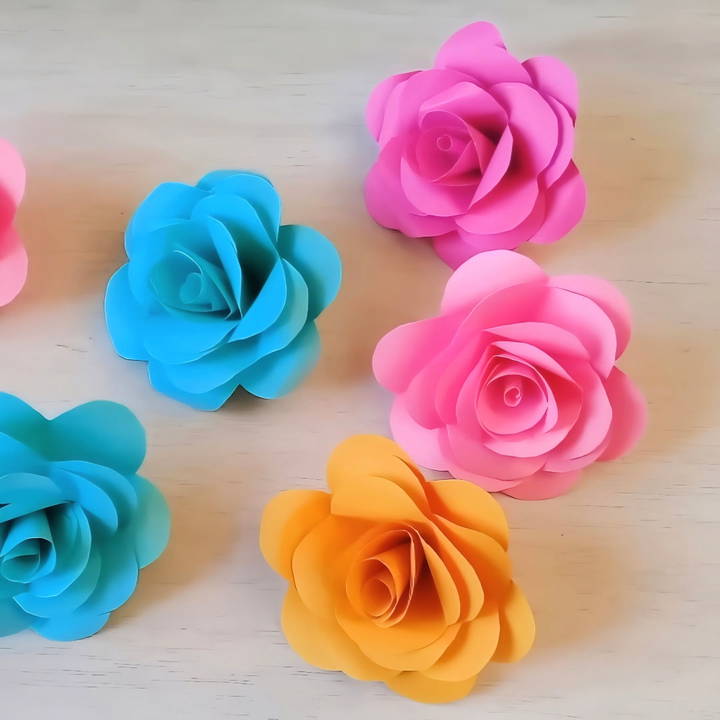 easy diy paper roses tutorial