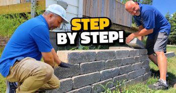 easy diy retaining wall tutorial