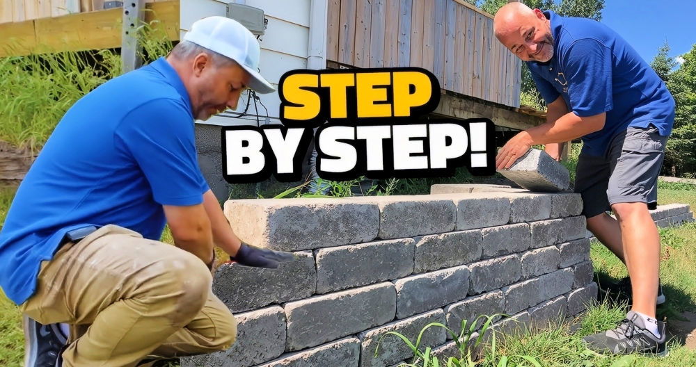 easy diy retaining wall tutorial