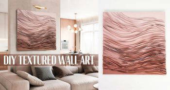 easy diy textured wall art