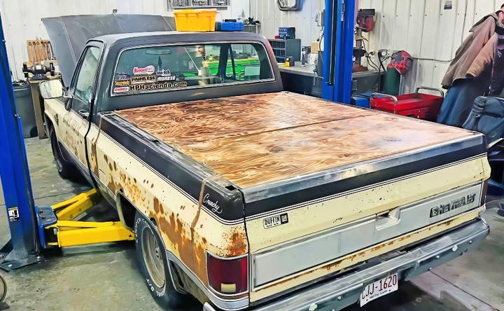 easy diy truck bed cover under $100