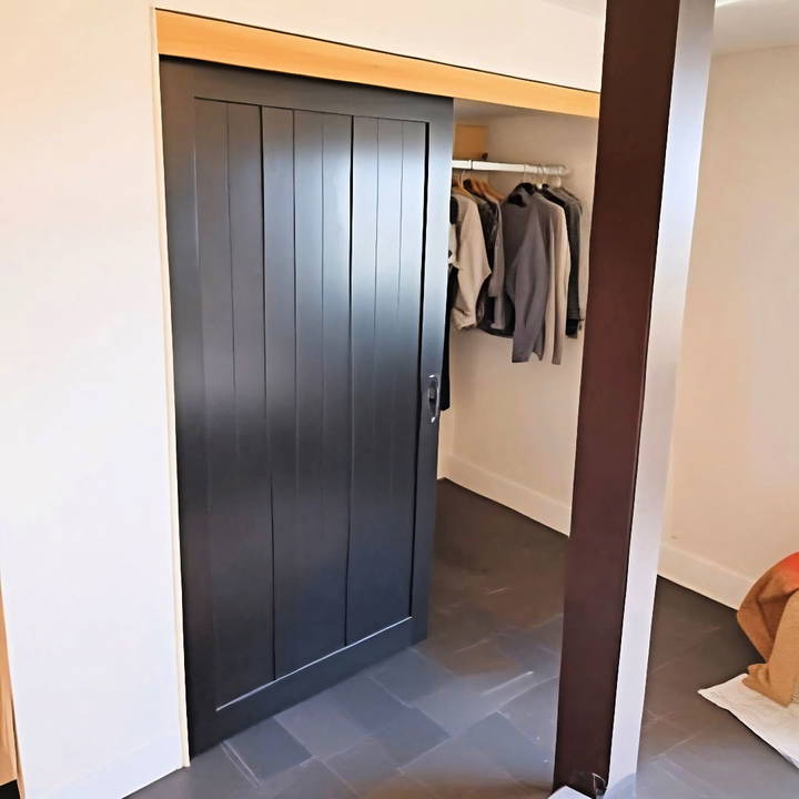 easy diy wooden closet doors