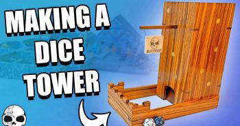 easy diy wooden dice tower