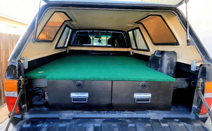 easy diy wooden drawers for truck bed