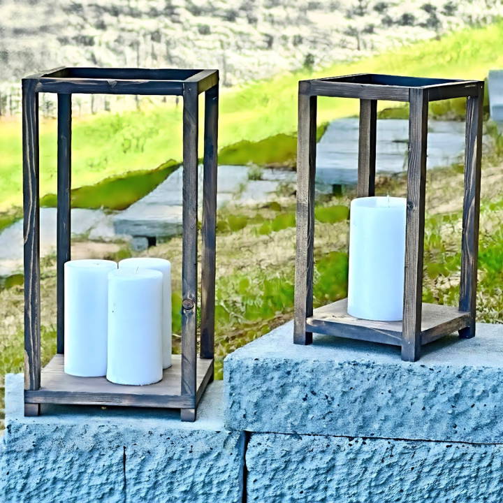 easy diy wooden lantern tutorial