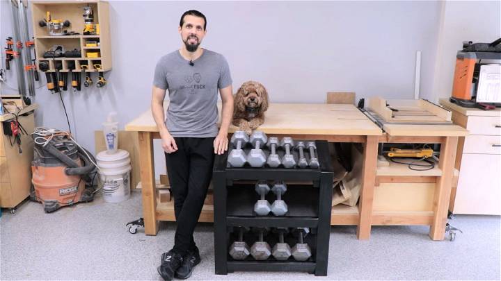 easy dumbbell rack